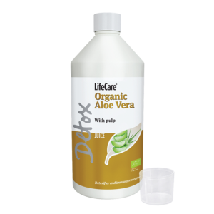 Supliment detoxifiant din suc ecologic de Aloe Vera cu pulpă Life Care® - detoxifiant și imunoprotector