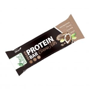 Baton Vegan Proteic cu boabe de cacao