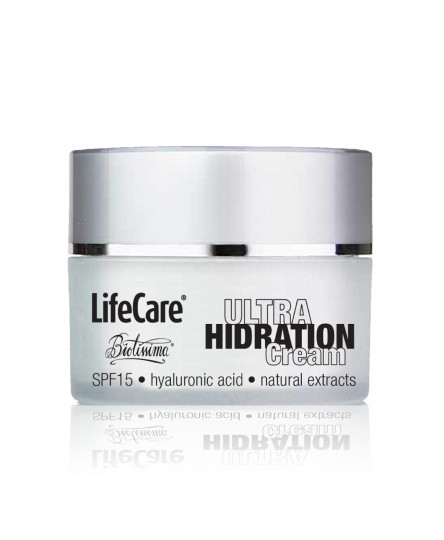 Cremă ULTRA hidratantă cu SPF 15 și acid hialuronic - ingrediente naturale