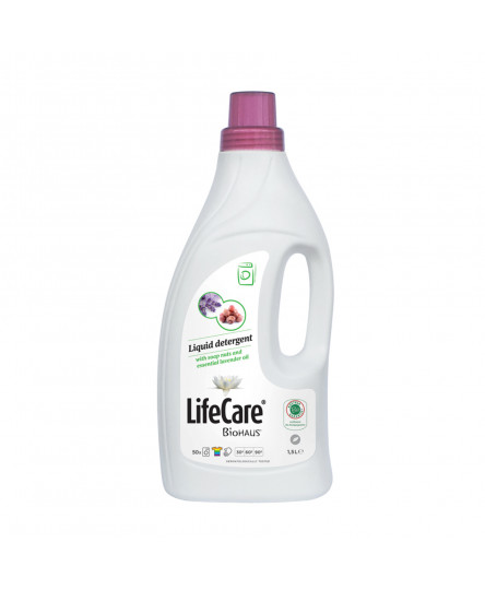 Detergent BIO lichid cu nuci de săpun și ulei esențial de lavandă