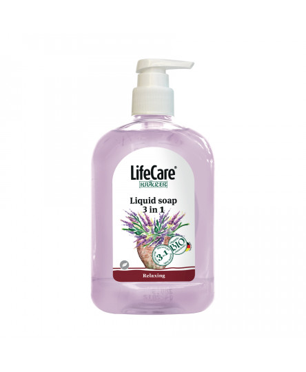 Săpun lichid 3 în 1 cu lavandă și plante BIO Life Care® - relaxează simțurile