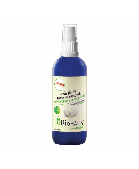 Spray cu clor și oxigen activ BioHAUS® - 100 ml - curăță diferite obiecte și suprafețe
