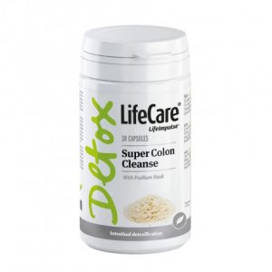 Super Colon Cleanse cu tărâțe BIO de Psyllium Life Care® - detoxifiant intestinal