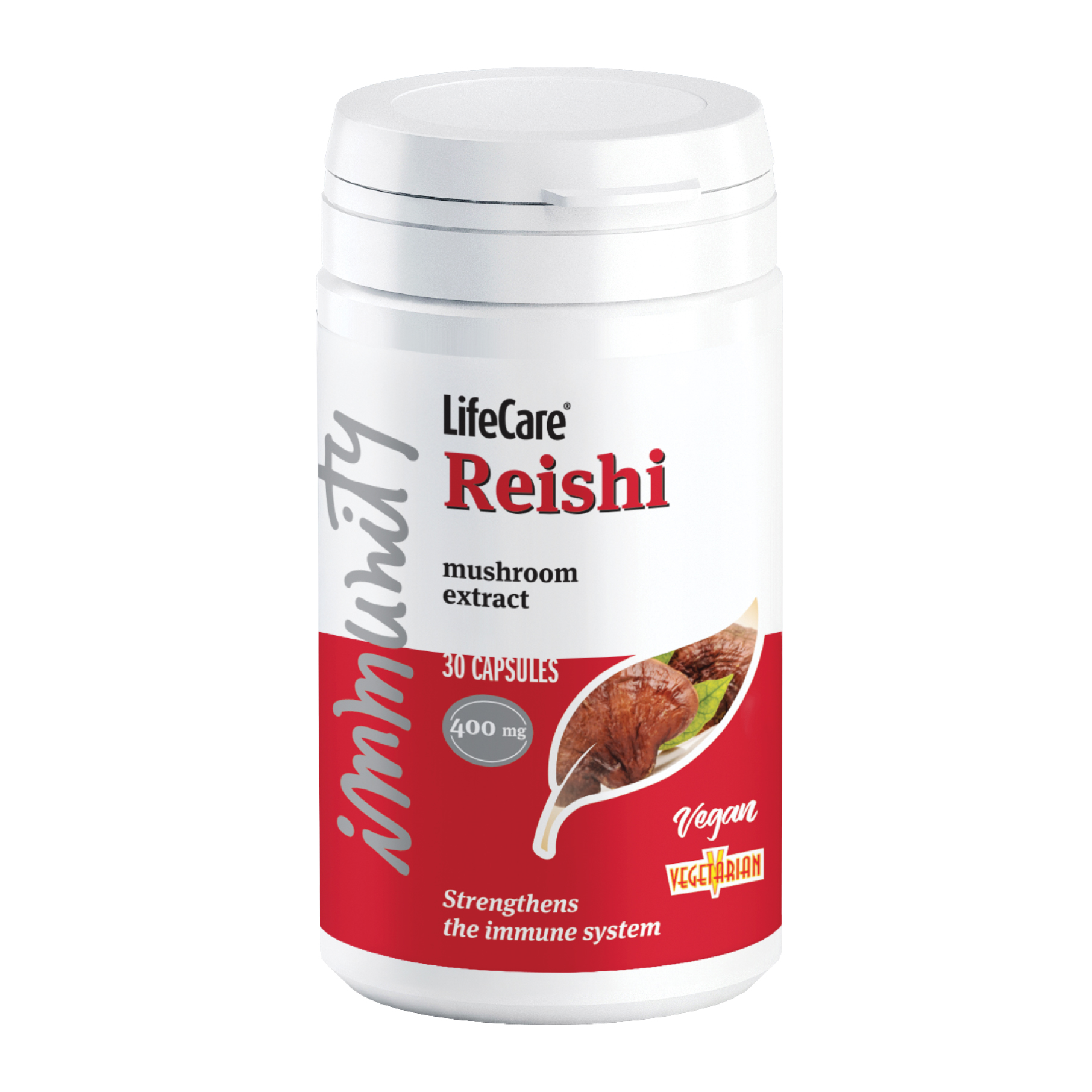 Extract de ciupercă Reishi 400 mg - întărește sistemul imunitar