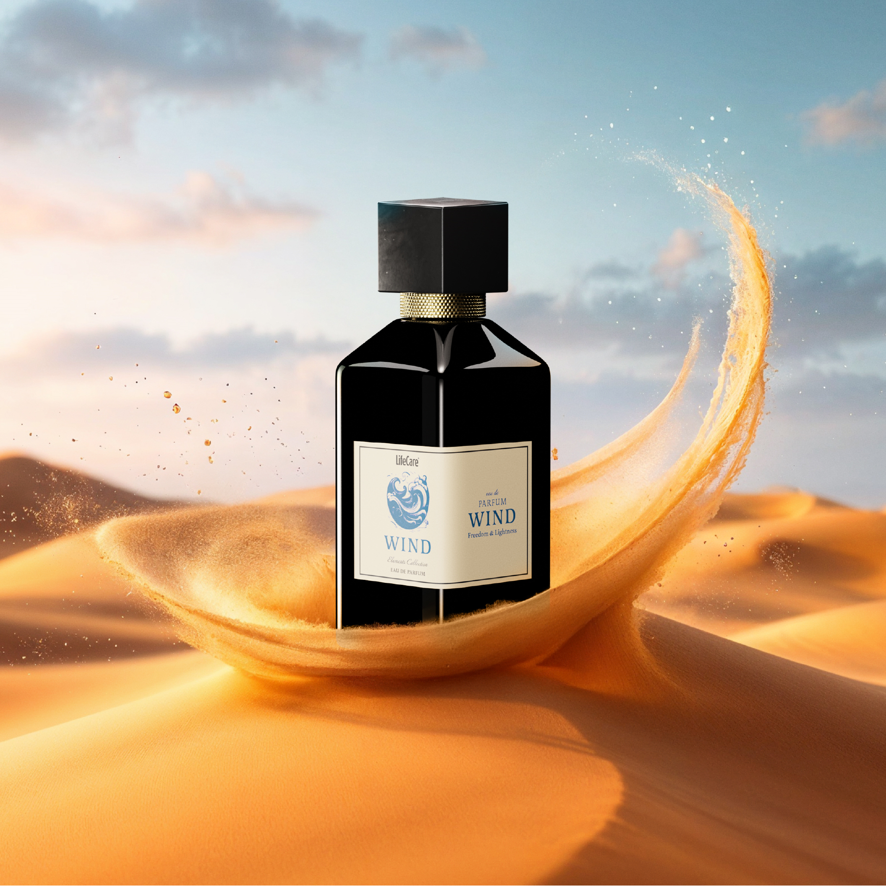 Eau de parfum, Wind Elements collection, - Freedom & Lightness