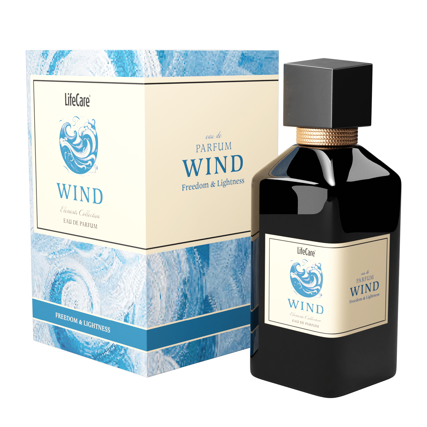 Eau de parfum, Wind Elements collection,Freedom & Lightness