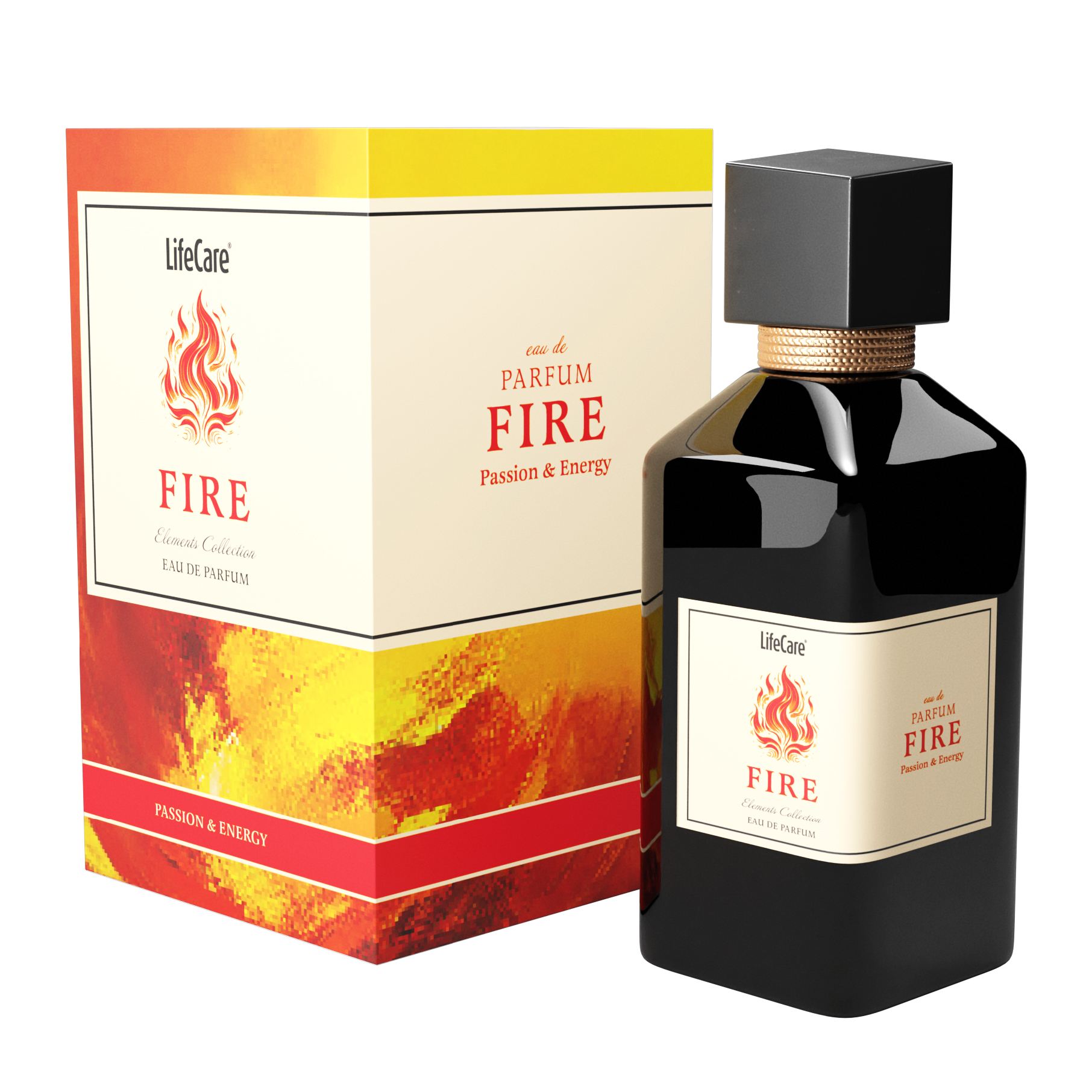 Eau de parfum, Fire Elements collection,Passion & Energy