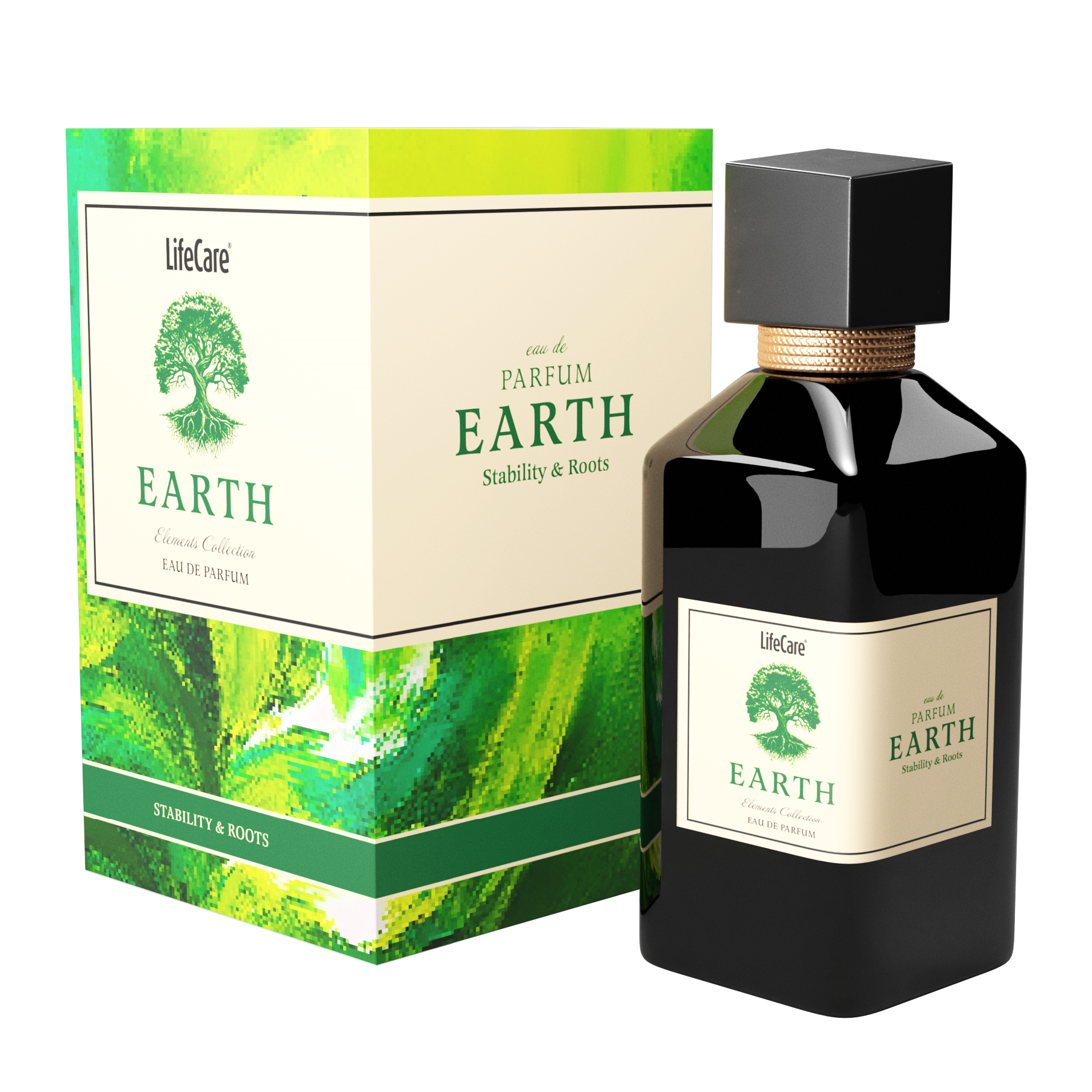 Eau de parfum, Earth Elements collection, Stability & Roots