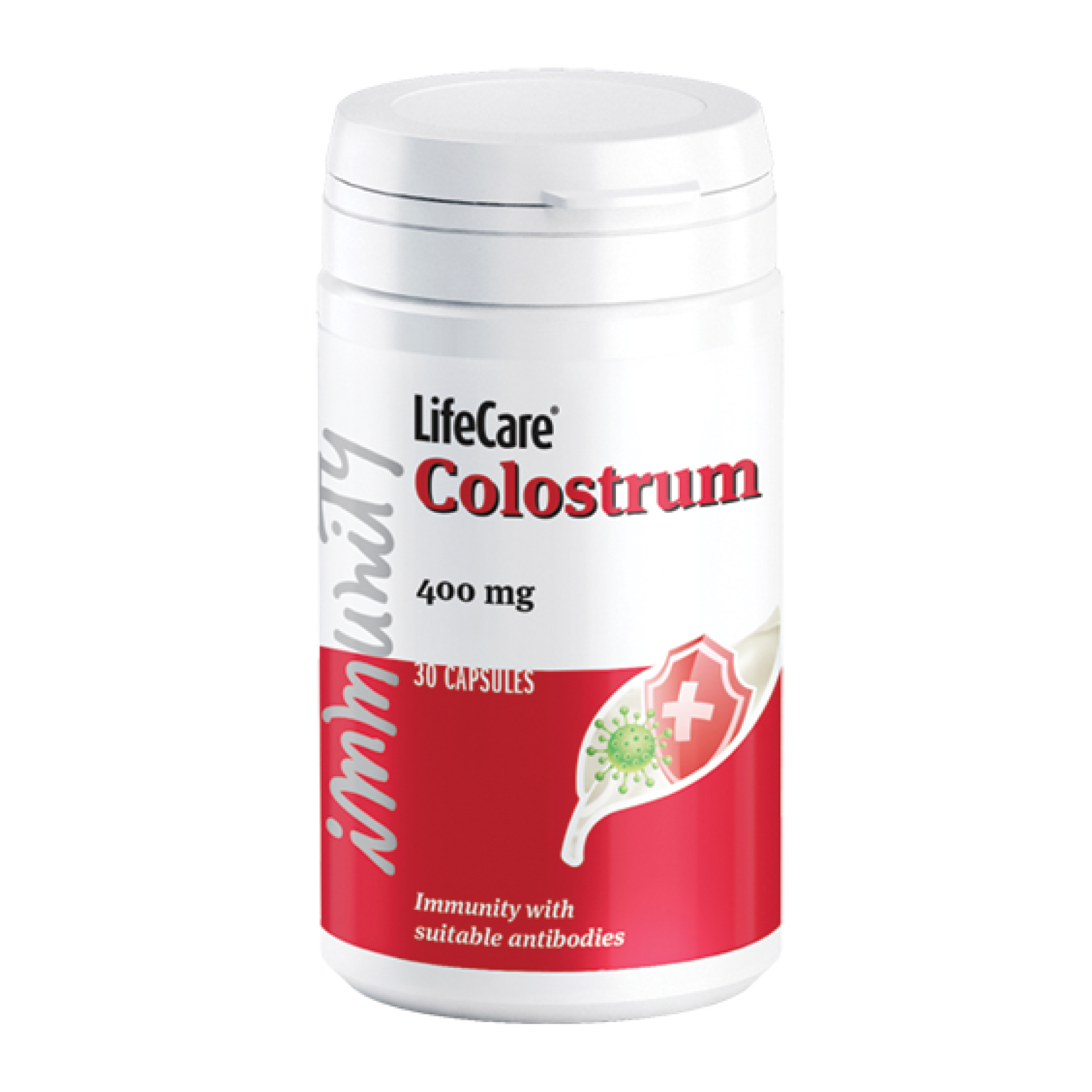 Colostrum Ecologic, 400 mg, Life Care®, creste nivelul anticorpilor, intareste sistemul imunitar si ajuta la asimilarea nutrientilor ce favorizeaza cresterea nivelului de energie.