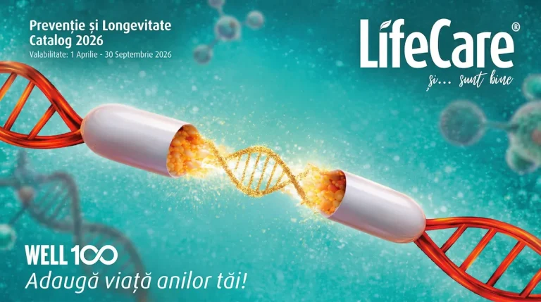 Catalog Life Care 2026 - copertă oficială cu produse naturiste și campania WELL100